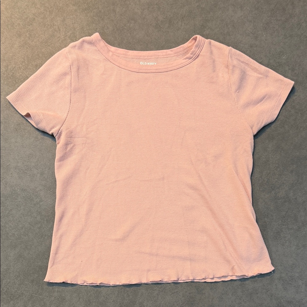 Old Navy Light Pink Short Sleeve Tee
